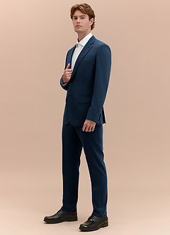 front William Dark Navy Comfort Blend Suit