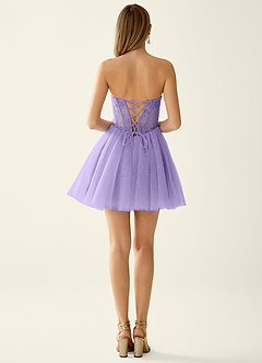 Florisse Purper Mini-jurk image6