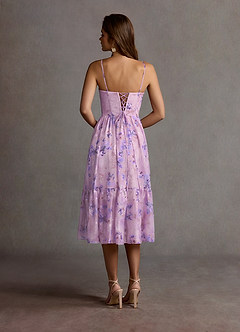 Gigi Purple Midi Dress image5