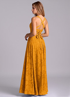 Azazie Francis Brudtärnklänningar Klä av A-Linje i Blommig Utbrändhet Korsett Knäck image2