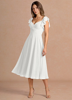 Vestido Blanco Midi Leilani image3