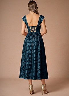 Robe Mi-Longue Marine Dana image2