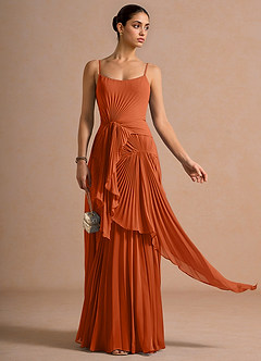 Bashira Rust Maxi Dress image3