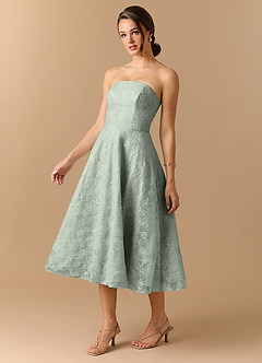 Leontina Mint Bloom Midi Dress image4
