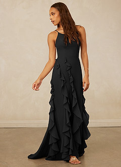 Christian Siriano Bridal for Azazie 1006 Bridesmaid Dresses Ruffle Chiffon Mermaid Dress image4