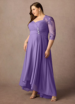 Azazie Anne Mother of the Bride Dresses Tahiti Sheath Sweetheart Sequins Lace Dress image14