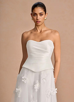 Robe Longue Albâtre Blanc Jovette image5