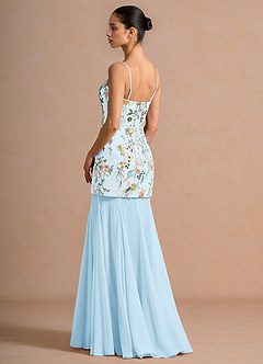 Nessa Sky Blue Maxi Dress image5
