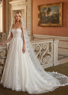 Lace Mantilla Rosalind Cathedral Veil