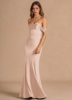 Maxi jurk Aurelie Poederroze image4
