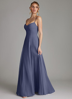 Azazie Imani Bridesmaid Dresses Stormy A-Line Sweetheart Neckline Chiffon Dress image5