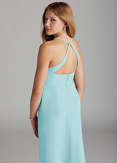 Azazie Becca Junior Sea Glass Mermaid Chiffon Dress image2