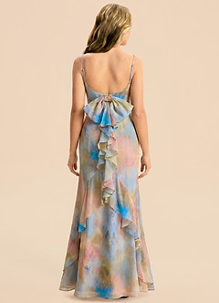 front Azazie Celinae Junior Formal Dress