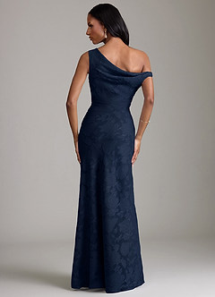 Azazie Emerson Suknie dla druhen Syrena Zza ramienia Kwiatowe wypalenie Do ziemi Sukienka image6