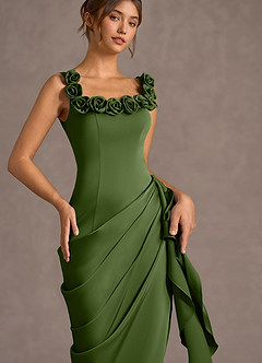 Cerina Olive Green Maxi Dress image5