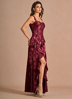 Sloane Wine Maxi Dress image3