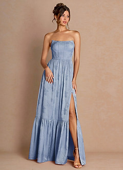 Floria Powder Blue Maxi Dress image3