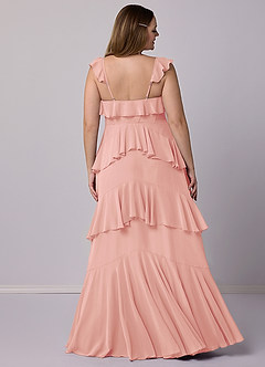 Barbie ♥ Azazie Bridesmaid Dresses Rosette A-Line Sweetheart Neckline Chiffon Dress image7