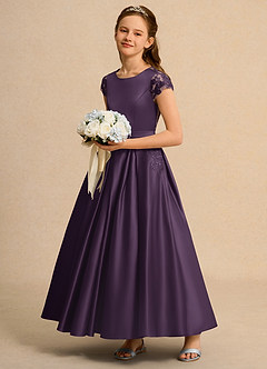 Azazie Bunny Junior Formal Flower Girl Klänningar Klä Balklänning i Spets image6