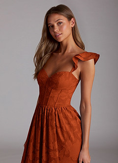 Sorina Paprika A Line Prom Dress image4