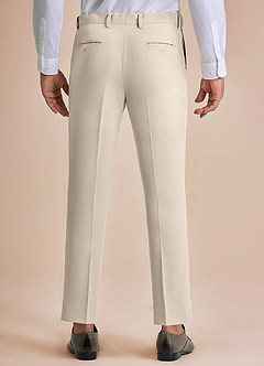 front William Tan Pantalones de vestir