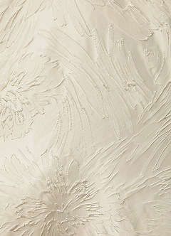 Azazie Korina Bröllopsklänningar Klä av A-Linje i Blommig Jacquard Antik Vit image7