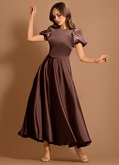 Orlisse Moca Coco Vestido midi image4