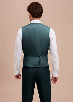 front Ethan Marinblå Raffinerad vävd kostymväst