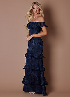 Paula Twilight Navy Maxi Dress image5