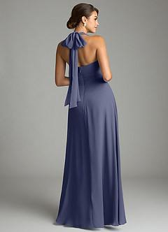 Azazie Tamira Suknie dla druhen Linia A Pofałdowany Szyfon Do ziemi Sukienka image8