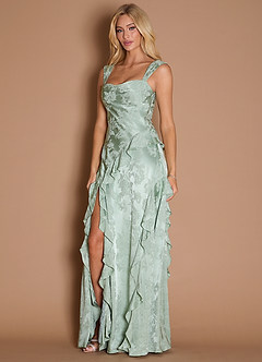 Robe Longue Soft Green Nicky image5