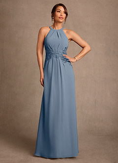 Azazie Georgie Mother of the Bride Dresses Twilight A-Line Lace Chiffon Dress image1
