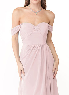 Azazie Millie Bridesmaid Dresses A-Line Sweetheart Neckline Chiffon Floor-Length Dress image6