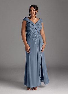Azazie Calathea Mother of the Bride Dresses Twilight A-Line Lace Dress image8