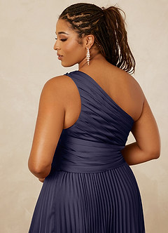 Christian Siriano Bridal for Azazie 1008 Bridesmaid Dresses Stormy A-Line One Shoulder Stretch Satin Dress image15
