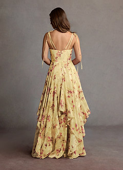 Robe Maxi Jaune Clair Harmony image2
