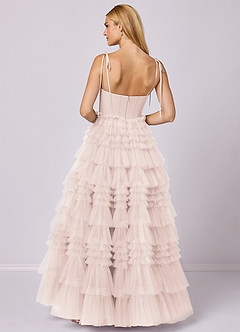Barbie ♥ Azazie Bridesmaid Dresses Rose Petal A-Line Sweetheart Neckline Tulle Dress image5