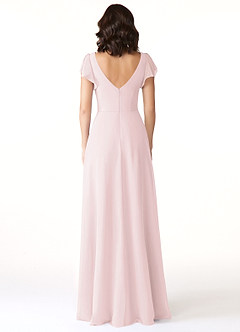 Azazie Omari Bridesmaid Dresses A-Line Chiffon Floor-Length Dress image2