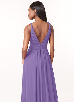 Azazie Maren Bridesmaid Dresses Tahiti A-Line Pleated Chiffon Dress image5