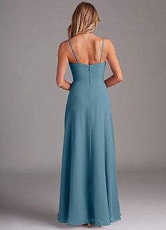 Azazie Breonna Final Sale Bermuda A-Line Sweetheart Neckline Chiffon Dress image2