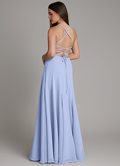 Azazie Irelia Bridesmaid Dresses Ice A-Line Sweetheart Neckline Chiffon Dress image6