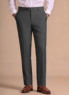 front Bennett Gris Oscuro Traje de mezcla de lana