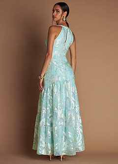 Maxi jurk Elsa Aquamarijn image8