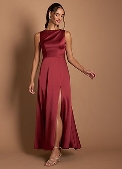 Sorrelle Dark Red Maxi Dress image4