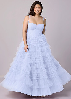 Barbie ♥ Azazie Bridesmaid Dresses Lavender A-Line Sweetheart Neckline Tulle Dress image6