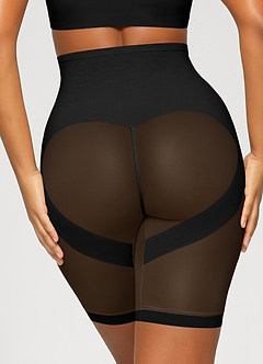 front Wide X-Shaped Tummy Control Ultra-Thin Shapewear Shorts