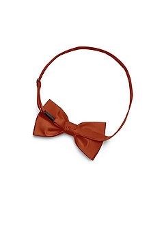 front Matching Matte Satin Pre-Tied Bow Tie & Suspenders Set