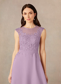Azazie Klaus Mother of the Bride Dresses Wisteria A-Line Scoop Sequins Chiffon Dress image5