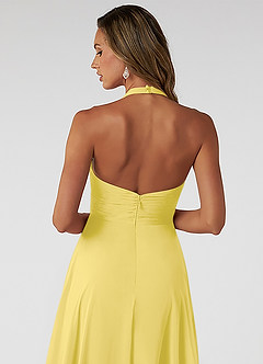 Azazie Tessie Suknie dla druhen Linia A Pofałdowany Szyfon Długość kostki Sukienka image4