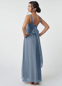Azazie Kora Junior Twilight A-Line Pleated Chiffon Dress image4